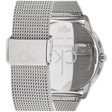 Buy Shop Calvin Klein Minimal Silver Dial Silver Mesh Bracelet Watch for Men - K3M211Y6 USA Online