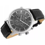 Buy Shop Tommy Hilfiger Harrison Chronograph Black Dial Black Leather Strap Watch for Men - 1790875 USA Online