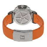 Buy Shop Tissot T Race Chronograph Black Dial Orange Rubber Strap Watch for Women - T048.217.27.057.00 USA Online