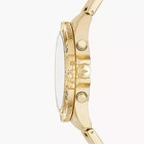 Buy Shop Fossil Garrett Chronograph Gold Dial Gold Steel Strap Watch for Men - FS5772 USA Online