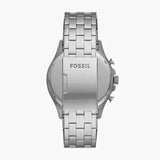 Buy Shop Fossil Forrester Chronograph Blue Dial Silver Steel Strap Watch for Men - FS5605 USA Online