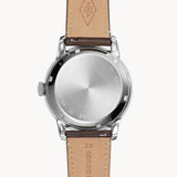 Buy Shop Fossil Townsman Twist Multifunction White Dial Black Leather Strap Watch for Men - ME1164 USA Online
