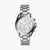 Buy Shop Michael Kors Bradshaw Chronograph Silver Dial Silver Steel Strap Watch for Women - MK6174 USA Online