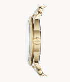 Buy Shop Fossil Machine Gold Dial Gold Steel Strap Watch for Men - FS5264 USA Online