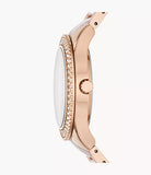 Buy Shop Fossil Stella Multifunction Rose Gold Dial Two Tone Steel Strap Watch for Women - ES4755 USA Online
