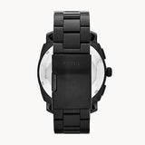 Buy Shop Fossil Machine Chronograph Black Dial Black Steel Strap Watch for Men - FS4552 USA Online