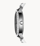 Buy Shop Fossil Jesse White Dial Silver Steel Strap Watch for Women - ES2362 USA Online