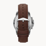 Buy Shop Fossil Grant Chronograph Black Dial Brown Leather Strap Watch for Men - FS4813 USA Online