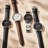 Buy Shop Fossil Neutra Chronograph Black Dial Silver Steel Strap Watch for Men - FS5384 USA Online