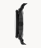 Buy Shop Fossil Machine Black Dial Black Steel Strap Watch for Men - FS4775 USA Online