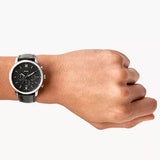 Buy Shop Fossil Neutra Chronograph Blue Dial Blue Leather Strap Watch for Men - FS5454 USA Online