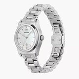 Buy Shop Emporio Armani Valeria Quartz Mother of Pearl Dial Silver Steel Strap Watch For Women - AR11030 USA Online