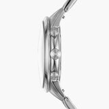 Buy Shop Fossil Townsman White Dial Silver Steel Strap Watch for Men - FS5346 USA Online
