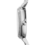 Buy Shop Michael Kors Catlin Silver Dial Silver Steel Strap Watch for Women - MK3355 USA Online