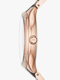 Buy Shop Michael Kors Bryn Rose Gold Dial Two Tone Steel Strap Watch For Women - MK6276 USA Online