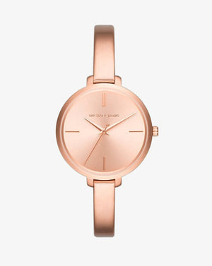 Buy Shop Michael Kors Jaryn Rose Gold Dial Rose Gold Steel Strap Watch For Women - MK3547 USA Online