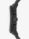 Buy Shop Michael Kors Ryker Chronograph Black Dial Black Steel Strap Watch For Men - MK8529 USA Online