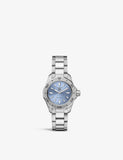 Buy Shop Tag Heuer Aquaracer Professional 200 Quartz Blue Dial Silver Steel Strap Watch for Women - WBP1415.BA0622 USA Online