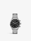 Buy Shop Tag Heuer Carrera Chronograph Black Dial Silver Steel Strap Watch for Men - CBN2010.BA0642 USA Online