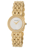 Buy Shop Versace V Flare Diamonds Silver Dial Gold Steel Strap Watch for Women - VEBN00918 USA Online
