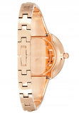 Swarovski Crystal Rose Black Dial Rose Gold Steel Strap Watch for Women - 5484050