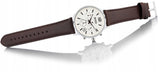 Buy Shop Hugo Boss Attitude White Dial Brown Leather Strap Watch for Men - 1513609 USA Online