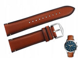Buy Shop Fossil Townsman Chronograph Blue Dial Brown Leather Strap Watch for Men - FS5279 USA Online