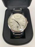 Buy Shop Emporio Armani Classic Quartz White Dial Silver Steel Strap Watch For Men - AR2430 USA Online