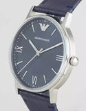 Buy Shop Emporio Armani Kappa Quartz Blue Dial Blue Leather Strap Watch For Women - AR11012 USA Online