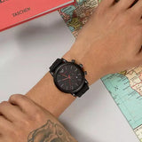 Buy Shop Emporio Armani Luigi Chronograph Black Dial Black Rubber Strap Watch For Men - AR11024 USA Online