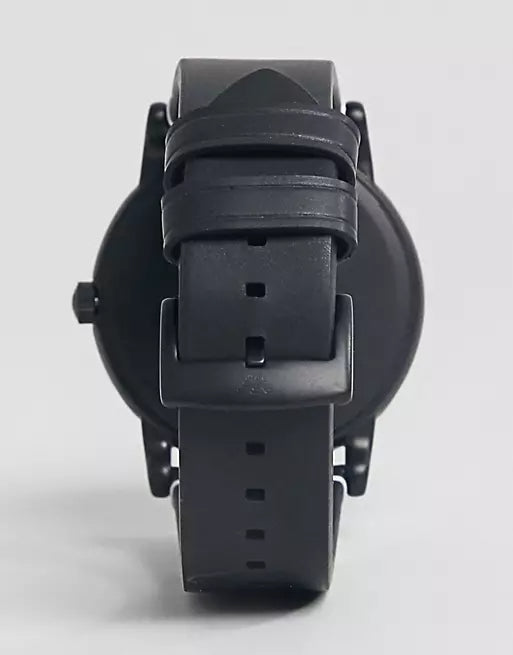 Buy Shop Emporio Armani Luigi Quartz White Dial Black Rubber Strap Watch For Men - AR11136 USA Online