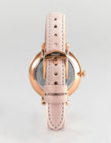 Buy Shop Fossil Jacqueline White Dial Pink Leather Strap Watch for Women - ES4303 USA Online