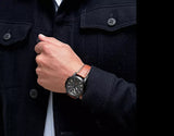 Buy Shop Fossil Grant Chronograph Black Dial Brown Leather Strap Watch for Men - FS5241 USA Online