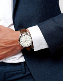 Buy Shop Fossil Townsman Chronograph White Dial Brown Leather Strap Watch for Men - FS5350 USA Online