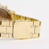 Buy Shop Guess Horizon Chronograph Black Dial Gold Steel Strap Watch For Men - W0379G4 USA Online