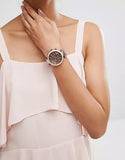 Buy Shop Michael Kors Parker Analog Quartz Brown Dial Brown Steel Strap Watch For Women - MK6378 USA Online