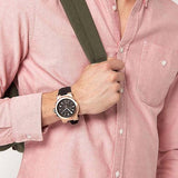 Buy Shop Michael Kors Dylan Black Dial Black Rubber Strap Watch for Men - MK8184 USA Online