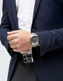 Buy Shop Michael Kors Ryker Chronograph Black Dial Silver Steel Strap Watch For Men - MK8528 USA Online