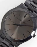 Buy Shop Michael Kors Slim Runway Black Dial Black Steel Strap Watch for Men - MK8507 USA Online