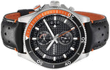 Buy Shop Fossil Wakefield Chronograph Black Dial Black Leather Strap Watch for Men - CH2953 USA Online