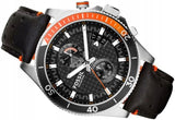 Buy Shop Fossil Wakefield Chronograph Black Dial Black Leather Strap Watch for Men - CH2953 USA Online