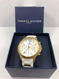 Buy Shop Tommy Hilfiger Claudiia White Dial White Steel Strap Watch for Women - 1781745 USA Online