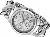 Buy Shop Michael Kors Runway Twist Silver Dial Silver Stainless Steel Strap Watch for Women - MK3149 USA Online