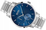 Buy Shop Hugo Boss Oxygen Chronograph Blue Dial Silver Steel Strap Watch for Men - 1513597 USA Online