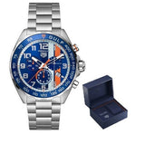 Buy Shop Tag Heuer Formula 1 Gulf Edition Chronograph Blue Dial Silver Steel Strap Watch for Men - CAZ101AT.BA0842 USA Online
