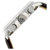 Buy Shop Tommy Hilfiger Aiden Quartz Black Dial Brown Leather Strap Watch for Men - 1791309 USA Online
