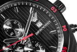 Buy Shop Emporio Armani Sportivo Chronograph Black Dial Red Leather Strap Watch For Men - AR5918 USA Online