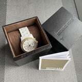 Buy Shop Michael Kors Runway White Dial White Steel Strap Watch for Women - MK5237 USA Online