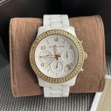 Buy Shop Michael Kors Runway White Dial White Steel Strap Watch for Women - MK5237 USA Online