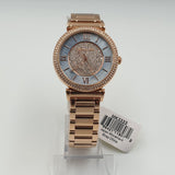 Buy Shop Michael Kors Kerry Mother of Pearl Dial Rose Gold Steel Strap Watch for Women - MK3333 USA Online